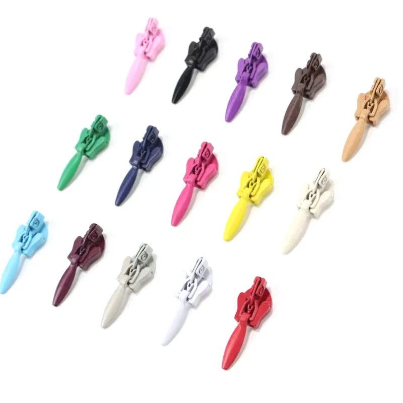 invisible zipper with tear drop puller pull  slider