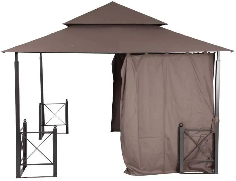 Wholesale Outdoor Garden Easy Setup Metal Harbor Gazebo with Mosquito Netting
