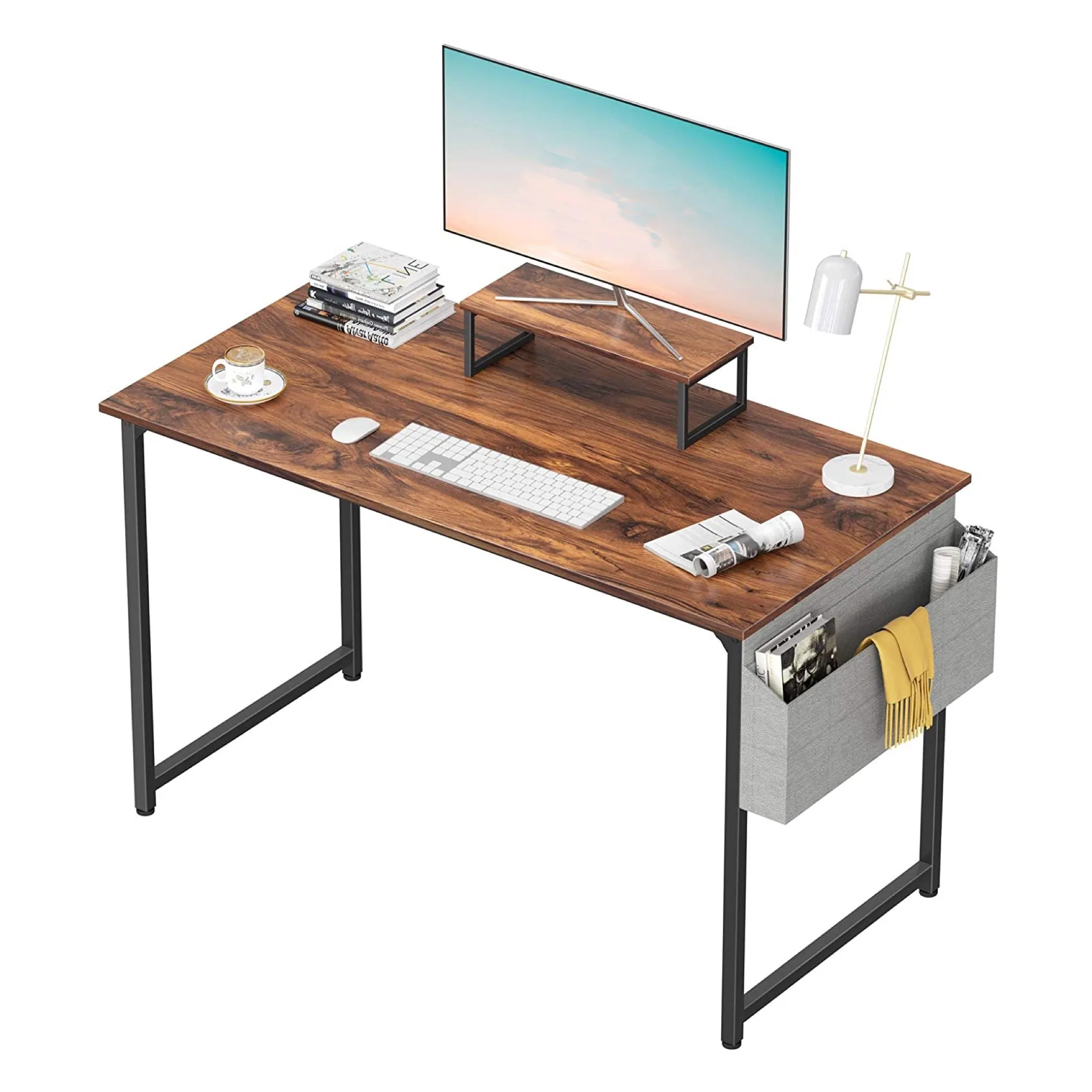 Wholesale wood home office table modern design notebook writing pc laptop computer desks table living room furniture