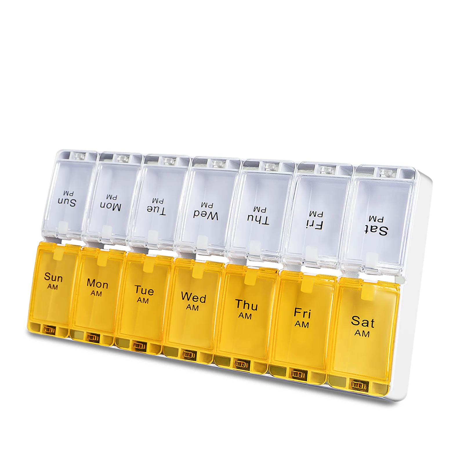 Meritac Factory OEM/ODM Pill Box 7 Day New Designs Vitamin Pill Box Organizer BPA Free Eco-Friendly Medicine Case For Travel