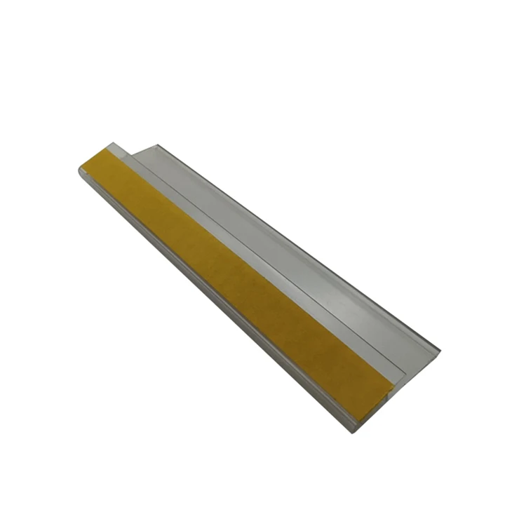 Clear PVC Self-adhesive Data Strip 37mm Oblique Dragon Sticky Label Strip