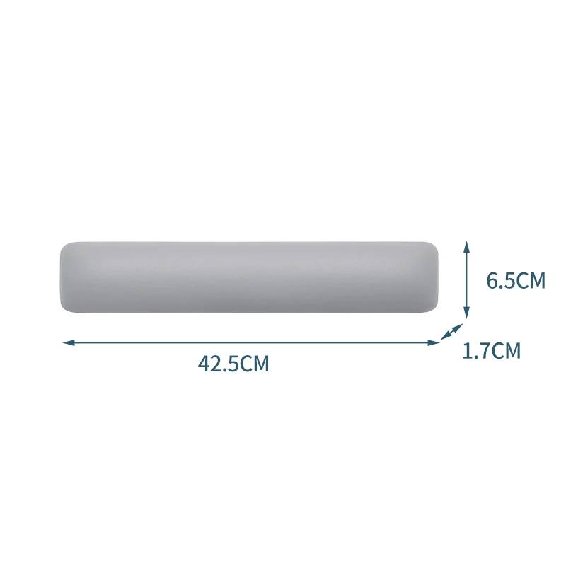 Anti-slip Silicone Gel Bottom Soft Resin PU Keyboard Mouse Support Wrist Elbow Rest for Office Hand Rest Pillow Cushion Pad