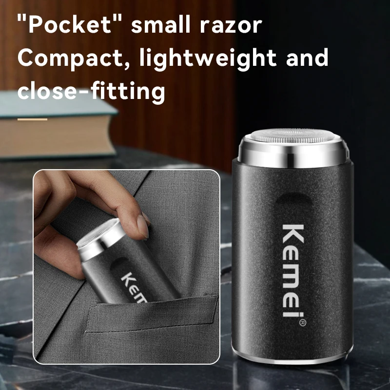 KEMEI Km-C51 Single Blade Electric Shavers Mini Portable Electric Shaver Pocket Mini Portable Electric Shaver Pocket