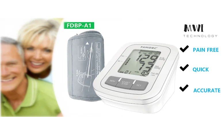 High Quality Sphygmomanometer Upper Arm Tensiometers OEM BP Monitor Electronic Bp Machine finger blood pressure monitor