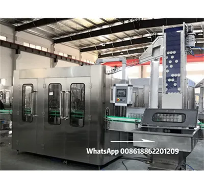 Машина для розлива бутылок из стекла упаковочная машина мелких отраслей промышленности моноблочный наполнитель и Каппер линия