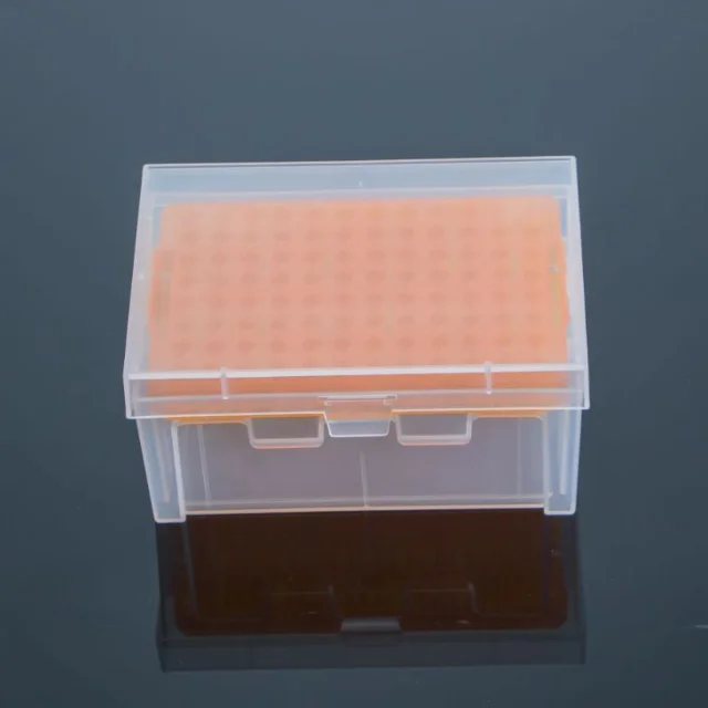 Dnase & Rnase Бесплатная пипетка наконечник 10ul 200ul 1000ul 1250ul 96 отверстий фильтр наконечник коробка