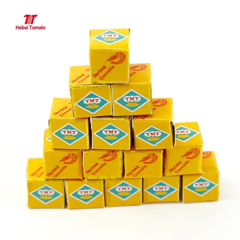 Top quality shrimp,chicken flavor pure bouillon seasoning powder and cube 5g 10g for sale