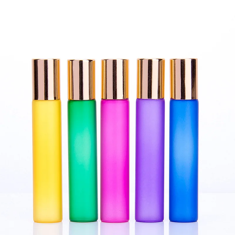 
Empty stainless steel roller ball 10ml essential oil roll on bottle 