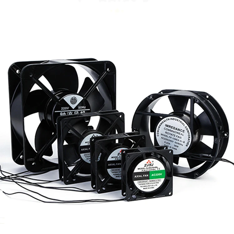Large Volume Axial flow Ac High Temperature Resistant  Cooling Fan Chassis Cabinet Silent Exhaust Fan