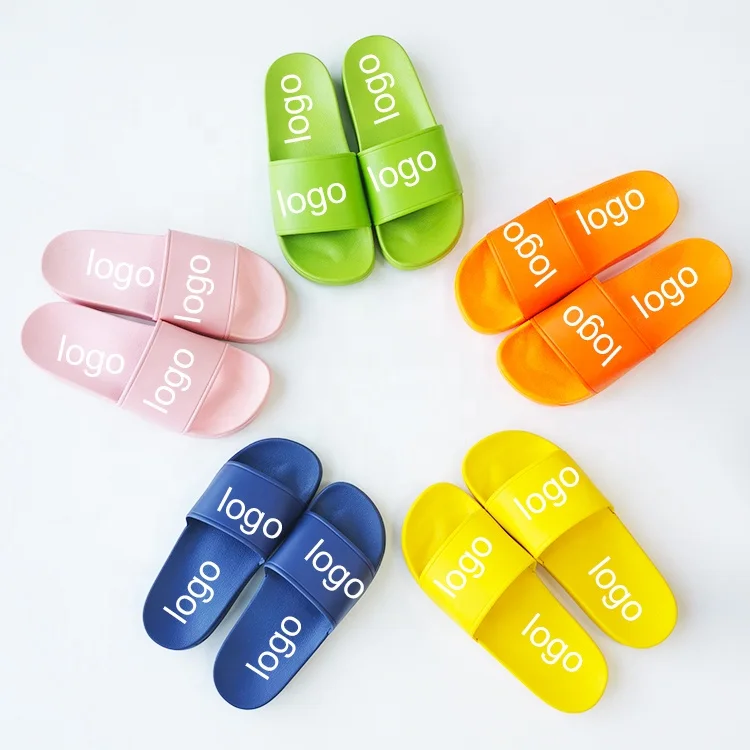 Custom Men Slides Footwear Printed Design Flip Flop Winter Summer Slippers Anti-slip Sublimation Bulk Sandals
