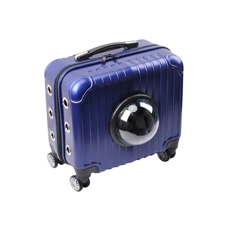 
Aviation Outing Dog Cage Trolley Case Travel Luggage Dog Large Capacity Car Cat Teddy Cat Bag Pet Space Capsule 