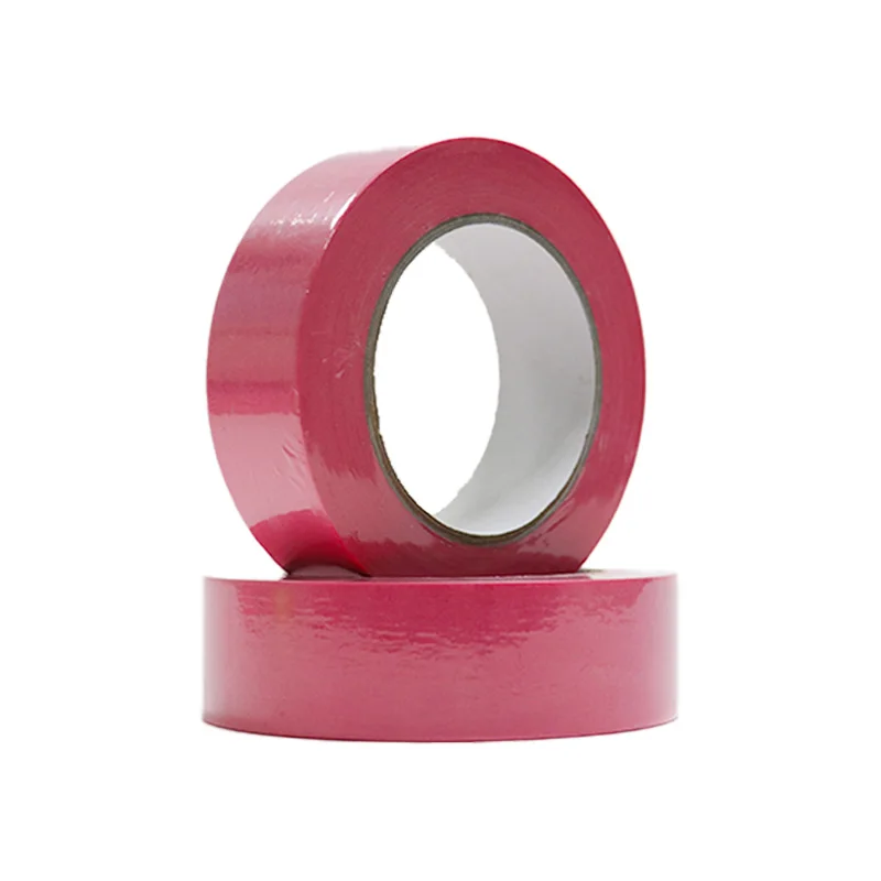 Sticky High Quality Japanese Washi Pink Adhesive plain self adhesive paper solid color washi tape