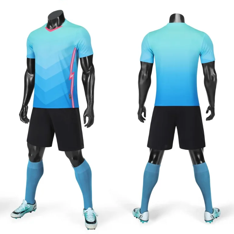 Custom Adult Customized Soccer Jersey Wear Maillot De Football Shirt Football Kits Full Soccer Kit Set Soccer Uniforms for Men