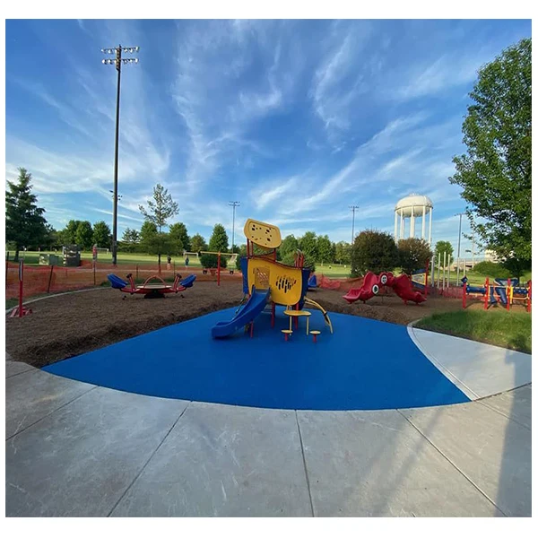 In Stock Outdoor Wet Pour Crumb  Rubber Surfacing