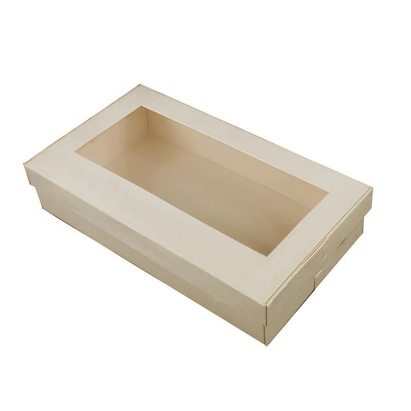 DIY Window American Grazing Box Wooden Brie Cheese Platter Box Chocolate Candy Packaging Box