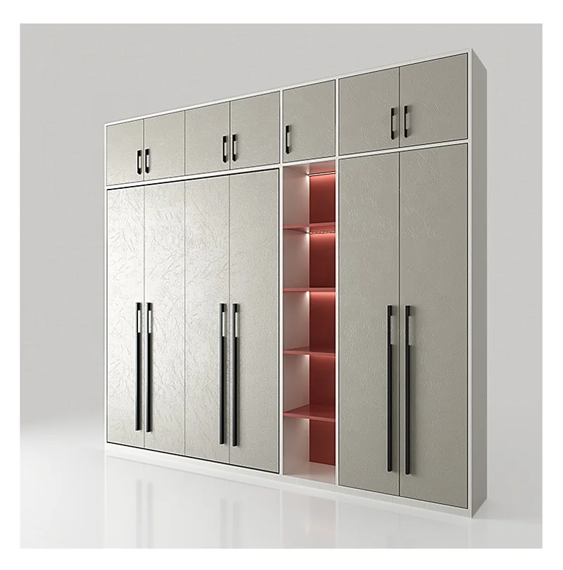 Silver solid wood multi-layer panel multi-functional home bed vertical combination wall bed single wall bed