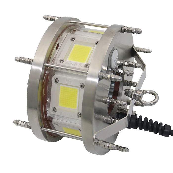 600W 1200W 1800W 2400W 3000W High Voltage Deepsea Attractive Marine Boat Underwater Bait Lures Squid LED Fishing Light