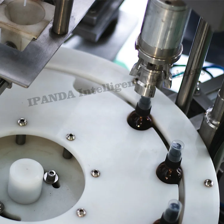 Automatic 50-100ml Small Perfume Bottle Filling Machine Glass Bottle Liquid Perfume Filling Machine