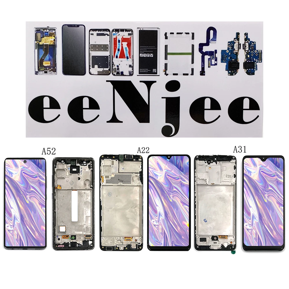 Replacement For Samsung A7 A9 J9 S51 A52 A31 A22 Lcd Screen Wholesale Display Mobile Complete Touch Screen Lcd