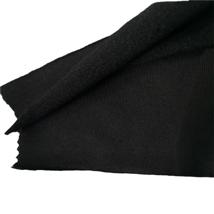 180gsm DTY полиэфирная матовая ткань с одной стороны флиса супер мягкая спандекс