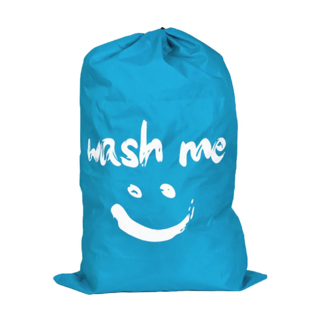 2024 big capacity dry cleaning drawstring home use nylon laundry bag eco friendly laundry bag