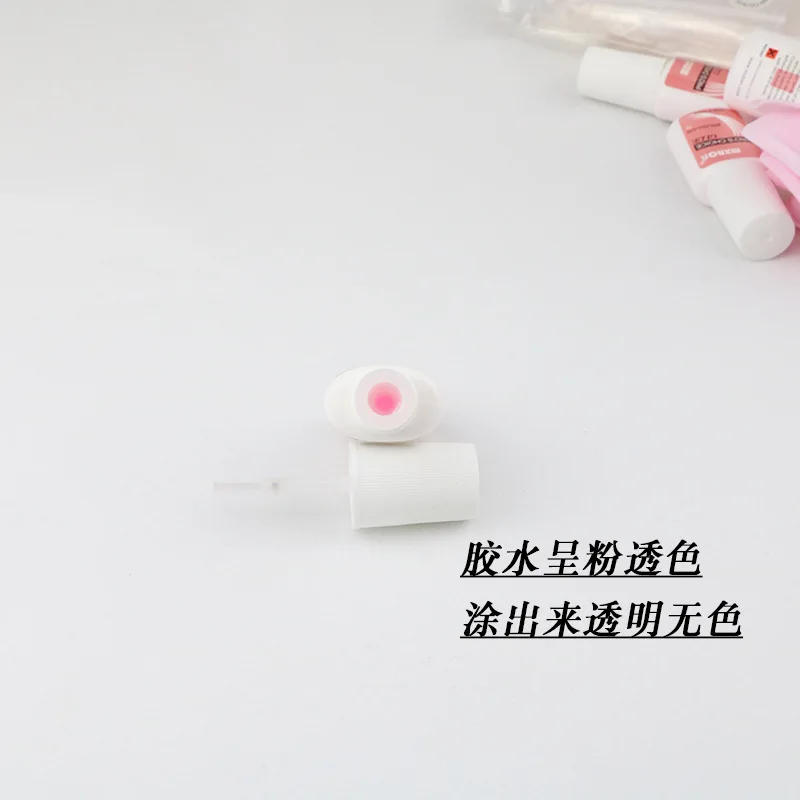 MXBON 7g acrylic nail glue Powerful Sticky UV Gel Nail Tips decoration glue for false nail tips Pink manicure tools