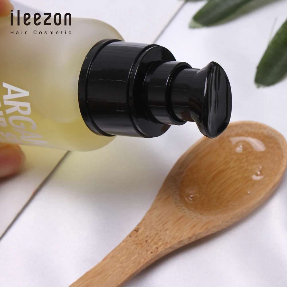 ISO GMPC Certification argan oil morocco hair care product repair hair damage hair oil serum with biotin