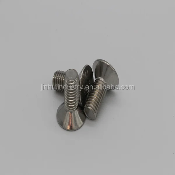 
Hot Sale china manufacture hex socket flat head ss machine screws cheap csk screw din7991 countersunk (din 7991/iso10642) 