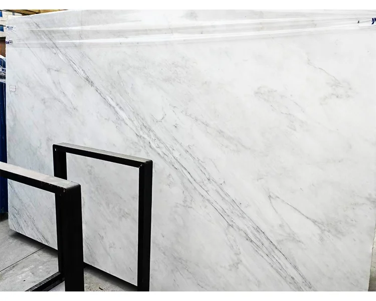 Natural Stone Greek White Oriental White Marble Slab For Indoor Bathroom Wall Floor Tile East White Marble Table Top