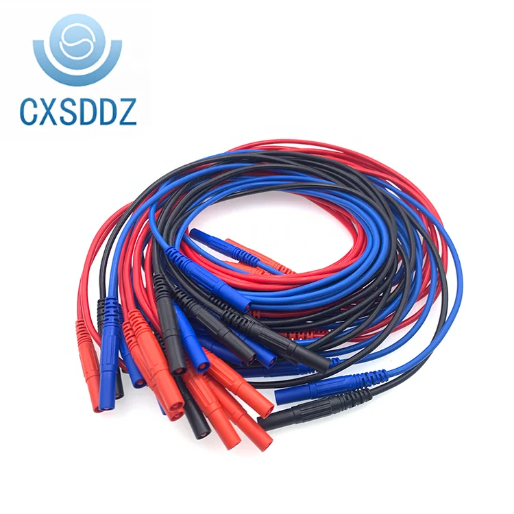 
CXSDDZ S407A 4mm Sheath Banana Plug Instrument Cables for Lab Test 
