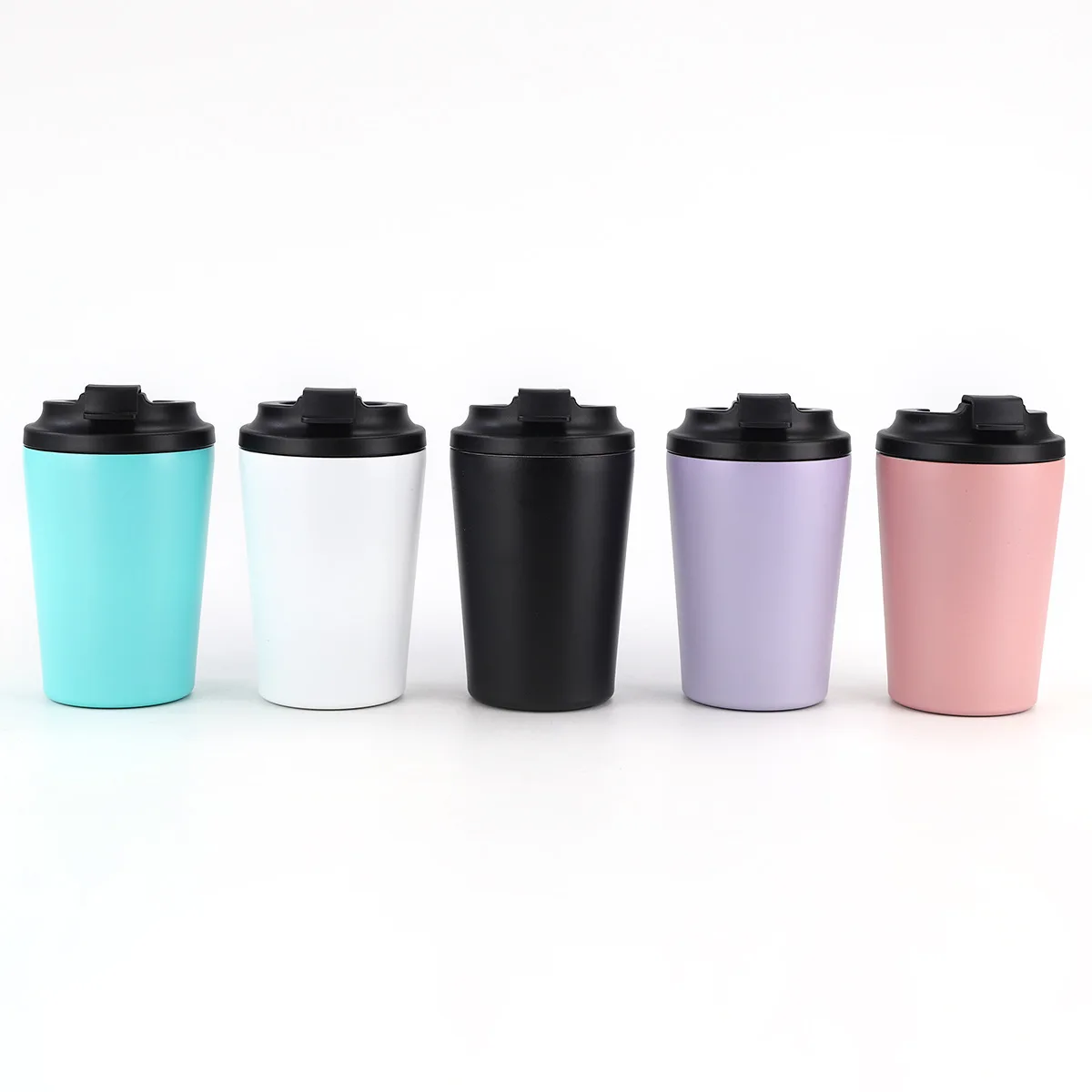 Wholesale Double Wall Stainless Steel Water Bottle BPA free Portable Mini Tumbler Insulated 8oz&12oz Coffee Mugs with Lid