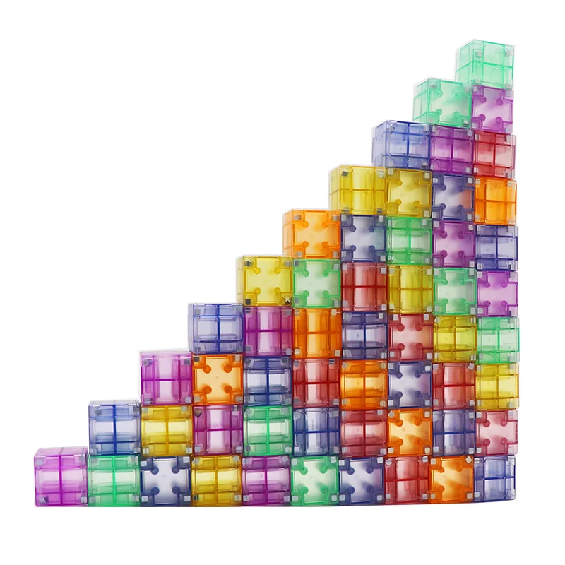 wellbbplay 20pcs Magic Cubes Magnet Blocks for Kids Magnetic Building Blocks Bricks Toy Educational Puzzle