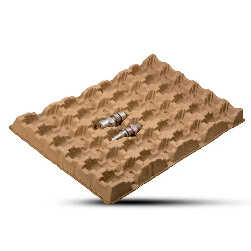 Top Quality 100% Eco-friendly Recyclable Biodegradable Customized Pulp Molded Protective Automotive Pulp Paper Packing