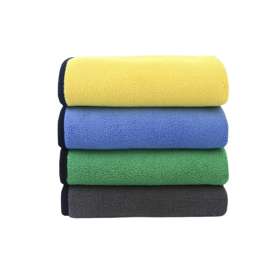 Double Side Coral Fleece Microfiber Cloth Micro Fiber Cloth Microfiber Towel Cleaning Cloth Washing Towel For Car  and house