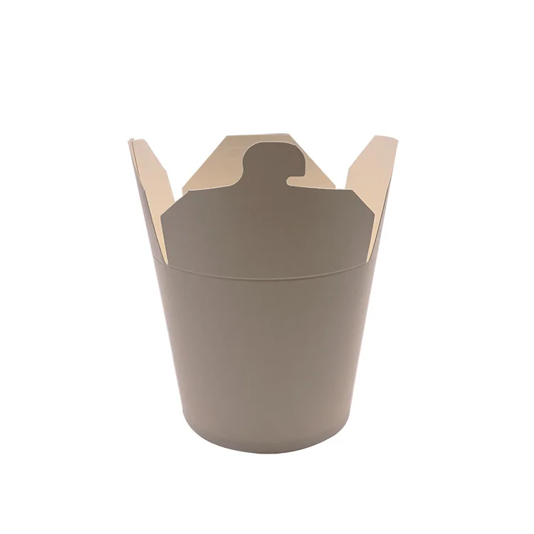 
Paper Round Bottom Noodle Box/Food Pail 
