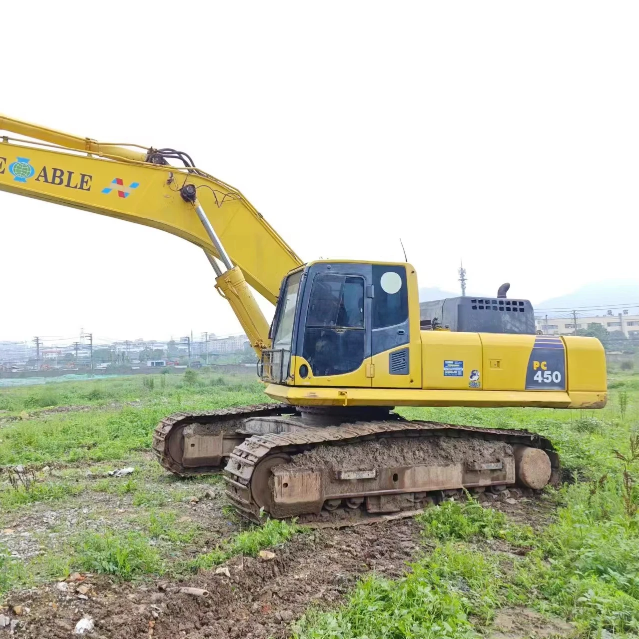 340 экскаватор Komatsu Doosan, двигатель JP, строительная техника, подержанный экскаватор, японский оригинальный 450-8 45 тонн, предоставленный Cummins