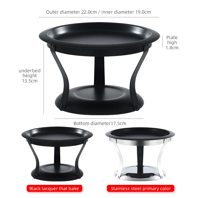 Indoor And Outdoor Camping Barbecue Plate Round Barbecue Grill Non-Stick Grilling Baking Pan