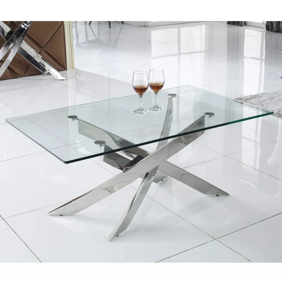 china furniture Living Room fashionable glass modern coffee table
