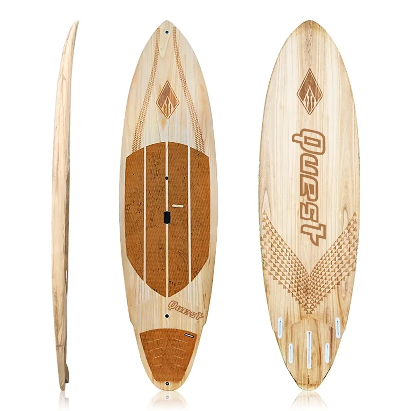 Деревянная пенопластовая Стекловолоконная доска Sup Stand Up Paddle