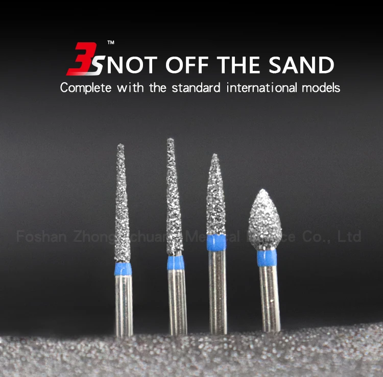 New fashion dental diamond burs best quality dental diamond burs Metal dental diamond burs