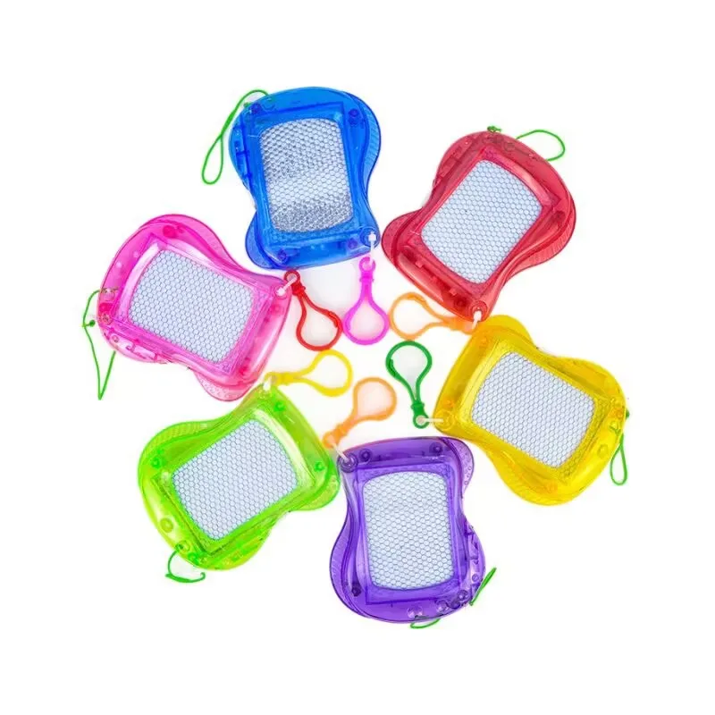 Children Drawing Board Mini Magnetic Drawing Board Backpack Keychain 6 Colors Sketch Erasable Doodle Birthday Party Favors