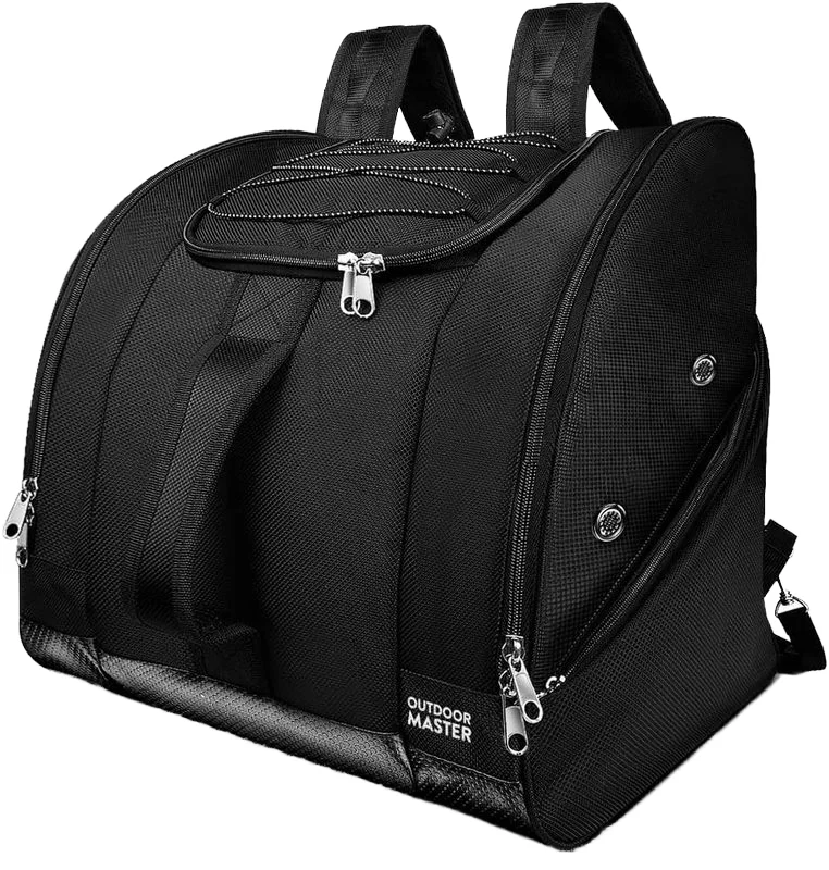 Ski Boot Bag for Men and women, 50L ski travel backpack and Snowboard Bag