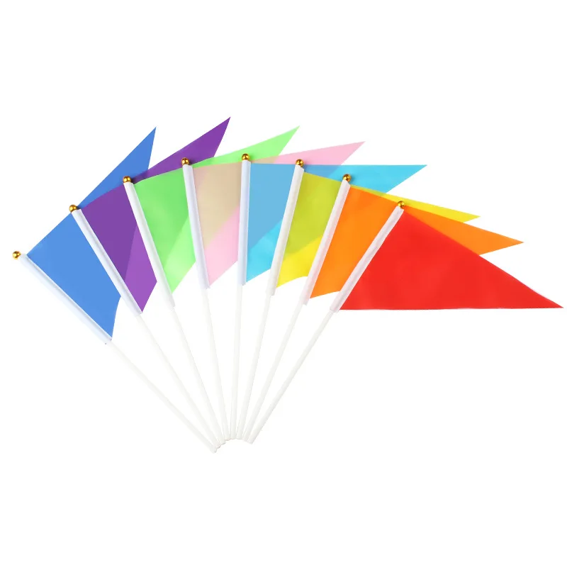 Manufacturers Custom Hand Waving Flag Outdoor Graffiti Flags All Countries Sports Sublimation Polyester Flags