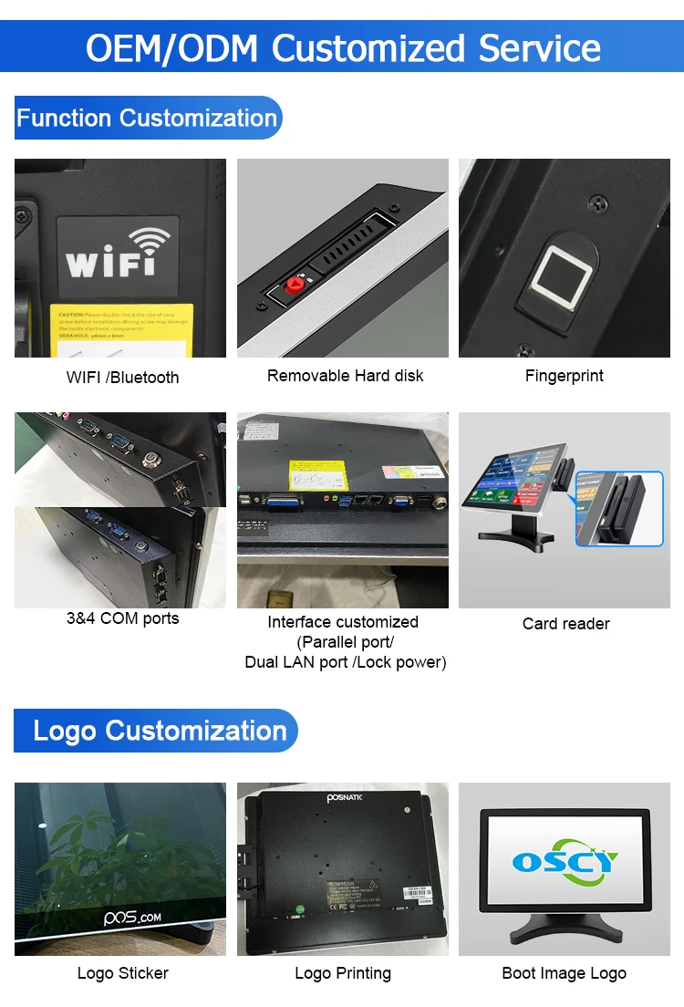 Windows 11 Point Of Sale System Restaurant Pos Cash Register Pos Touch Screen Monitor 15 Inch