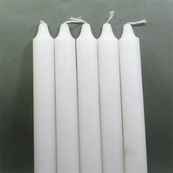 7 - 8 Hours Burning Time Taper Candle 10 Inch Taper Candles Drippless Taper Candle with straight and soft light