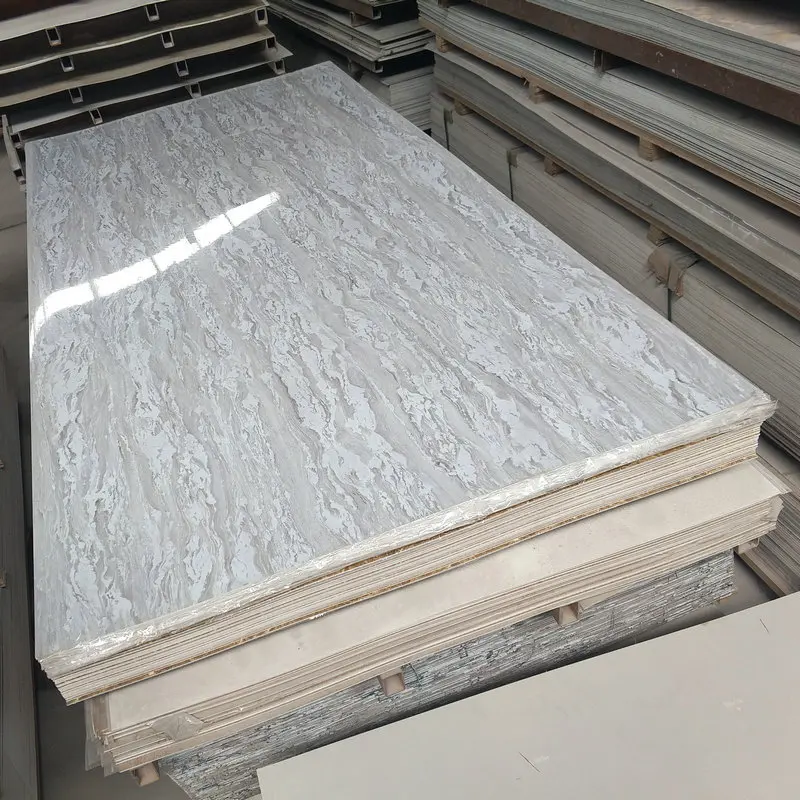 Hot Selling PVC Marble Panel Board Kitchen Floor Tiles UV Mable Sheet pvc panel marble in algeria price