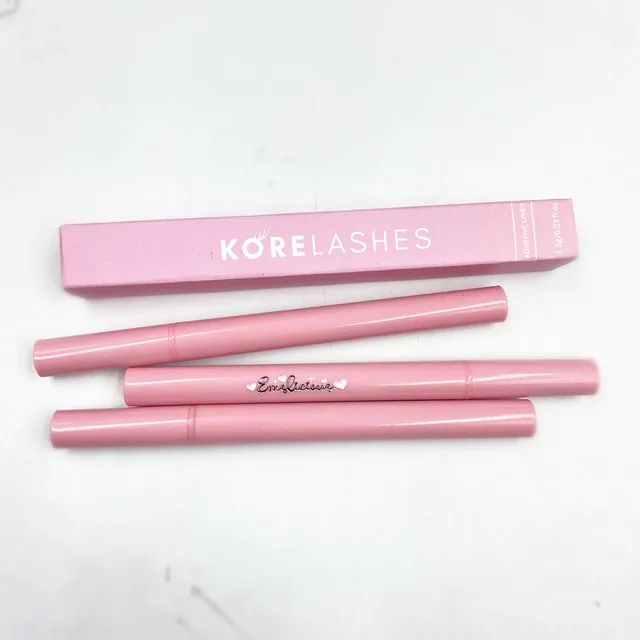 Baoshile 2 в 1 Подводка для глаз клей-карандаш метка частного назначения подводка водонепроницаемый светло-розовый трубки