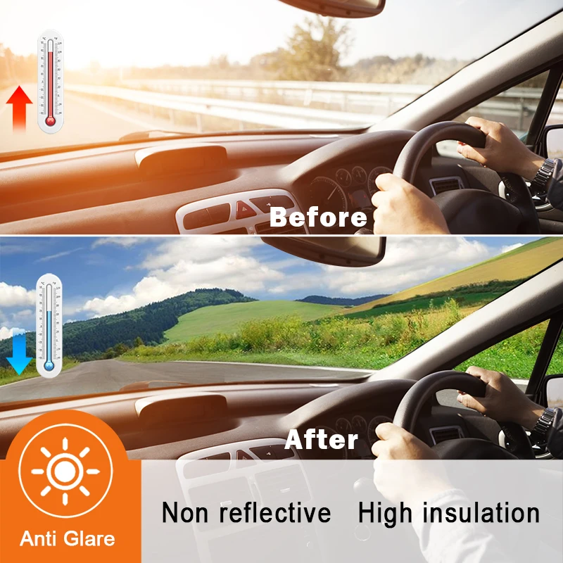 Car Tinted Window Film Heat Insulation Uv Blocking Nano Ceramic Solar Sun Control