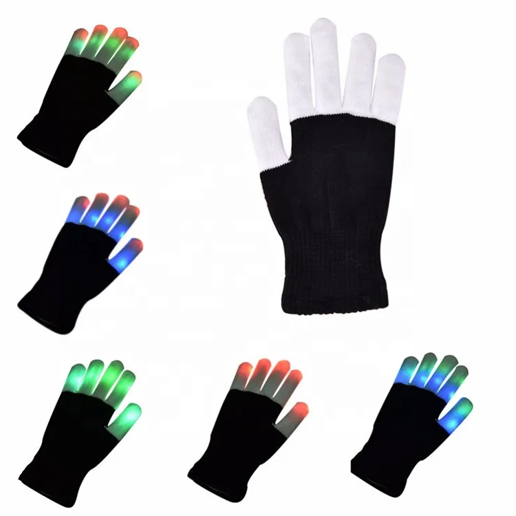 Dasheng  Led Gloves Halloween  Neon Party Supplies LED Light Up Gloves New Ideas Creative Gloves