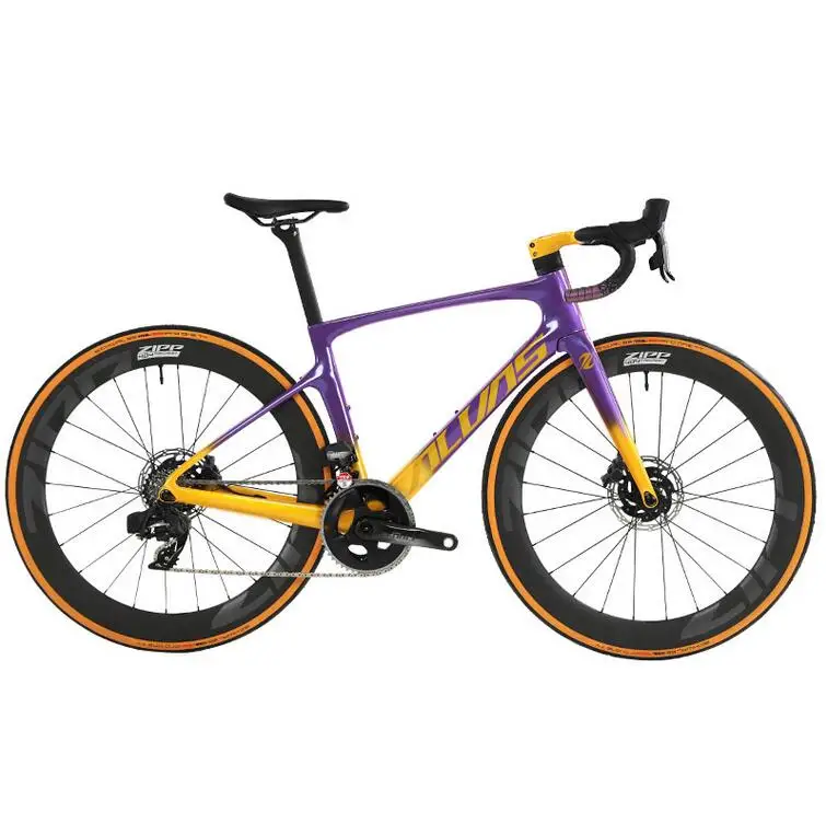 full carbon fiber frame fork wheelset force axs wireless Thru-axle 2*12sp hydraulic brake 700c road bike